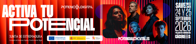 Potencial Digital · 24 y 25 de septiembre de 2026 · Palacio de Congresos, Cáceres